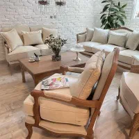 مبل فرانسوی ۷ نفره میز نهارخوری تخت خواب