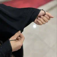 عبا مشکی نگین دار دارای کیسه شستشو ۲عددچادر مجلسی|لباس|دزفول, |دیوار