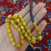 تسبیح سندلوس زعفرانی کهنه آلمان قدیمی|جواهرات|تهران, خاوران|دیوار