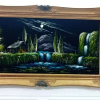 تابلو طبیعت مخمل