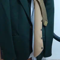 کت و شلوار سبز دوراتی با جلیقه دو رو و لوازم کامل|لباس|اقبالیه, |دیوار