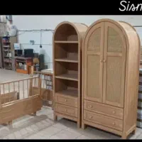 کمد بچه مدل طاق گرد بامبو|اسباب و اثاث بچه|قم, قلعه صدری|دیوار