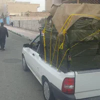 حمل بار با وانت پراید