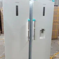 یخچال و فریزر دوقلو سامسونگ سفید و سیلور