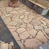 سنگ مالون کوهی آبنما محوطه سازی واش بتن لاشه