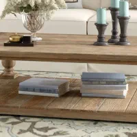 میزجلو مبلی تمام چوب به همراه دوعدد عسلی