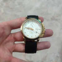 ساعت رومانسون اصلی سه موتوره بند چرم ضد اب