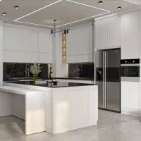 طراحی و اجرای کابینت نئوکلاسیک - آوش فرنیچر