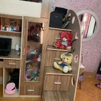 تخت نوجوان و کودک ۲ طبقه  اسلامشهر|تخت و سرویس خواب|اسلامشهر, شهرک واوان|دیوار