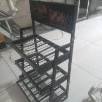 استند سه طبقه فلزی محکم