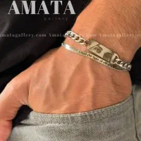 دستبند با حکاکی دلخواه / چهره و متن