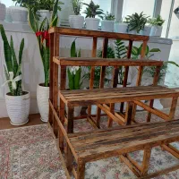 پایه گلدون ، چوبی