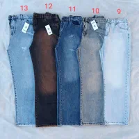 شلوار جین لی زنانه شافل بگ واید فول بگ نیم بگ|لباس|بیرجند, |دیوار