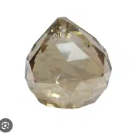 کریستال گوی لوستر رنگ برنزی( شامپاینی)