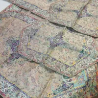 ۵تیکه ترمه شامل رومیزی