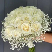 دسته گل عروس|گل و گیاه طبیعی|شیراز, خلدبرین|دیوار