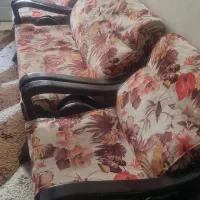 مبل راحتی 4 نفره تمام چوب اصل حتی زیره کار