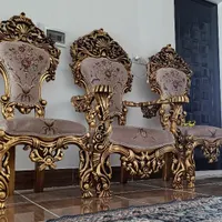 مبل سلطنتی ۹نفره پنجه شیری|مبلمان خانگی و میز عسلی|تاکستان, |دیوار