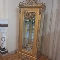 بوفه چوبی کوتاه طرح سبد گل|بوفه، ویترین، کنسول|اصفهان, طامه|دیوار