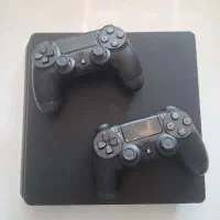 ps4 اسلیم کپی خور با ۲ماه گارانتی و دو دسته اکبند