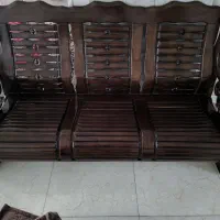 مبل تمام چوب