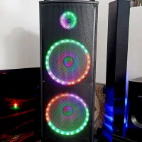 اسپیکر شاررژی بزرگ  دی جی  پایه چرخدار