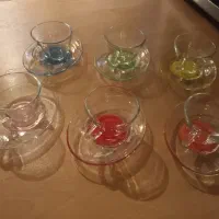 سرویس فنجان اسپرسو رنگی ترکیه ای