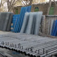 فنس حصاری 2 متری چشمه 5 مفتول 2.50|مصالح و تجهیزات ساختمان|سامان, |دیوار