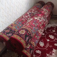 دوجفت فرش دستباف هریس نقشه تاجری|فرش|مشگین شهر, |دیوار