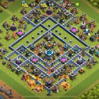 کلش اف کلنز تاون 13 نیمه مکس