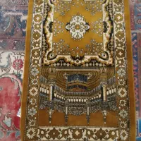 فرش سجاده ابریشم و تسبیح عقیق قجری آمیتیس انتیک