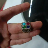 انگشتر چهار نگین معدنی