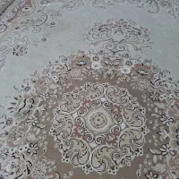 فرش ۹ متری رنگ کرم نسکافه ای مناسب برای باغ و ویلا