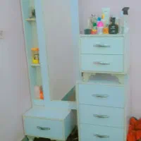 تختخواب گهوارهای و آینه قدی وبقلی|تخت و سرویس خواب|قم, نخودی|دیوار