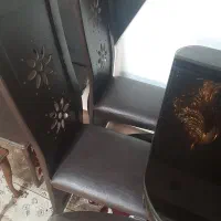 میز ناهار خوری ۴ نفره و ۳ عدد میز جلو مبلی|میز و صندلی غذاخوری|صباشهر, |دیوار