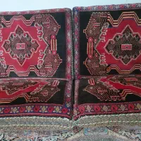 ۶عددپشتی قالی دستبافت قدیمی