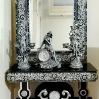 آینه و شمعدان