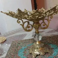 میوه خوری وشکلات خوری برنجی|کلکسیون اشیاء عتیقه|اراک, |دیوار