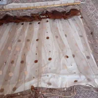 پرده حریر با آستر زیر
