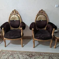 مبل سلطنتی ۹ نفره|مبلمان خانگی و میز عسلی|چناران, |دیوار