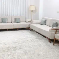 مبل نو تمام چوب راش پارچه تدی وارداتی میلانو