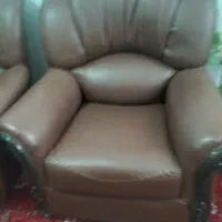 سرویس مبل چرمی ۷نفره کارکرده|دفتر کار|ماکو, |دیوار