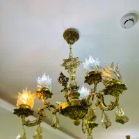 لوستر سه شاخه یک جفت