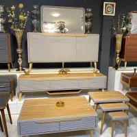 ست سه‌تکه آینه کنسول مدرن  کیفیت شرکتی،|بوفه، ویترین، کنسول|خوی, |دیوار