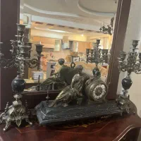 شمعدان و ساعت برنز (نیک فرجام)