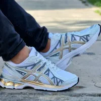 کتونی اسیکس کایانو سفید آبی مردانه ASICS اسپرت|کیف، کفش، کمربند|تهران, ائمه اطهار|دیوار