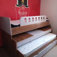 تولیدی تخت دوطبقه و ۳ سه طبقه مدل هلنا / یزد PUMA|تخت و سرویس خواب|یزد, |دیوار