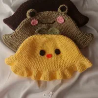 کلاه های باکت زیبا دستبافت