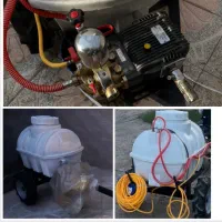 پمپ سمپاش ۲۲۰ لیتری چرخدار پشت تراکتوری