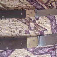 یک جفت چاقوی قدیمی دسته شاخ قدیمی|کلکسیون اشیاء عتیقه|شهرکرد, |دیوار